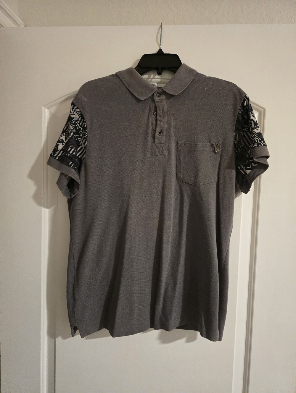 Versace Jeans Grey Polo Shirt